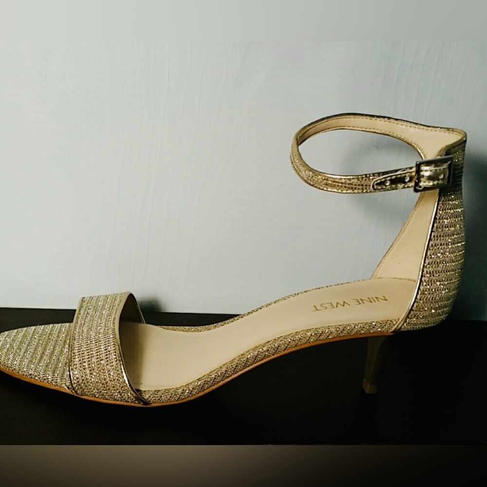 Nine West glitter heels
